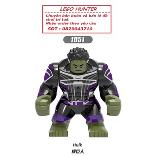 Lego Marvel Superheroes Bigfig nhân vật Hulk người khổng lồ xanh Xinh 1051