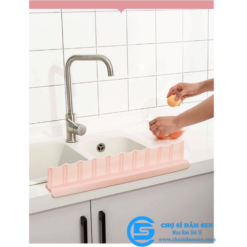 TẤM CHẮN SILICON NGĂN BẮN NƯỚC DÙNG CHO BỒN RỬA CHÉN SIÊU TIỆN LỢI, VỆ SINH, SẠCH SẼ G235-NBNuoc-Sili