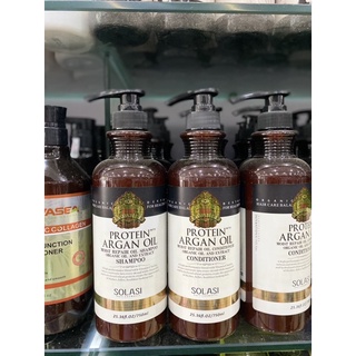 Dầu gội dưỡng ẩm phục hồi SOLASI Protein Argan oil 750ml