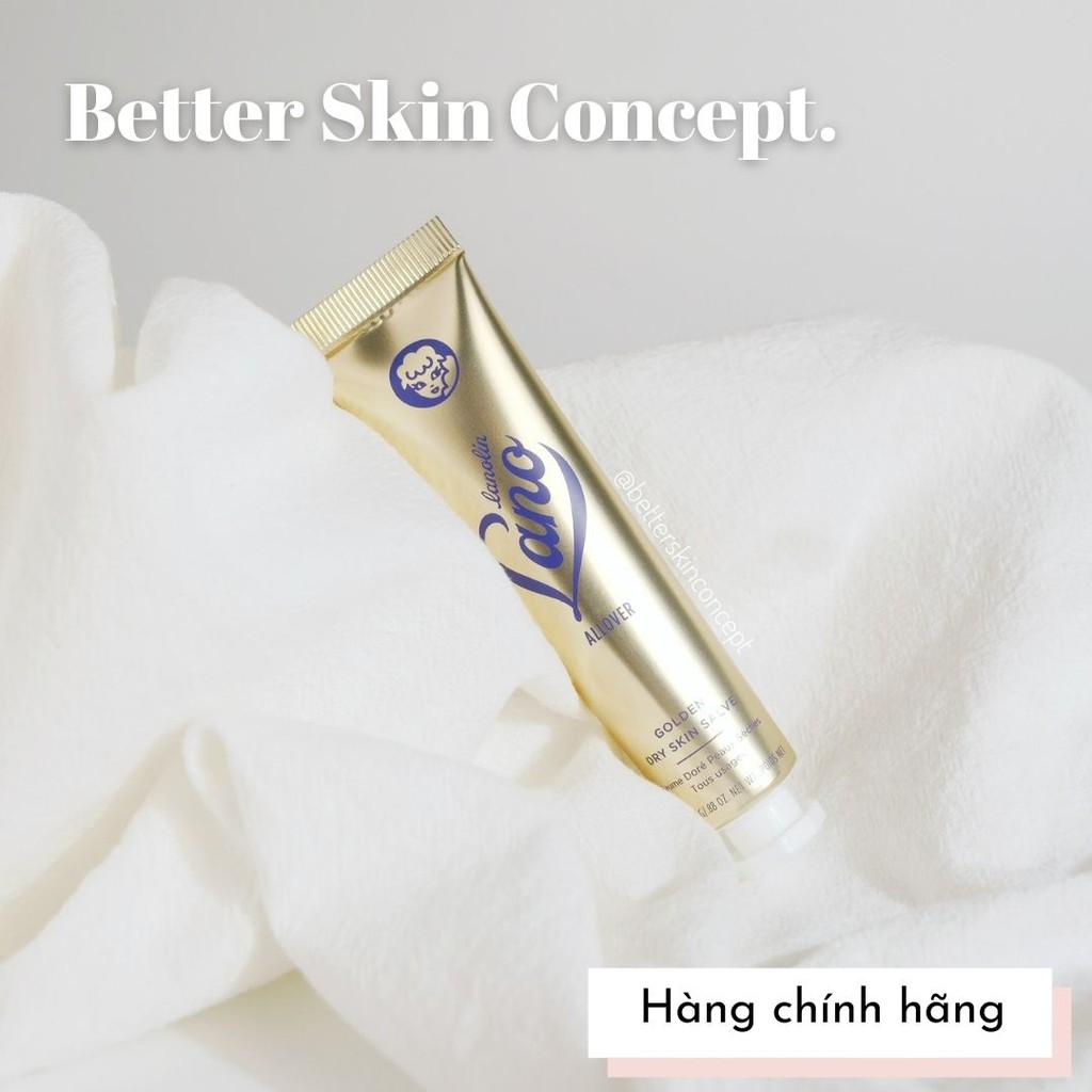 Lanolips Golden Salve - Kem dưỡng cho da siêu khô/bệnh từ Lanolin