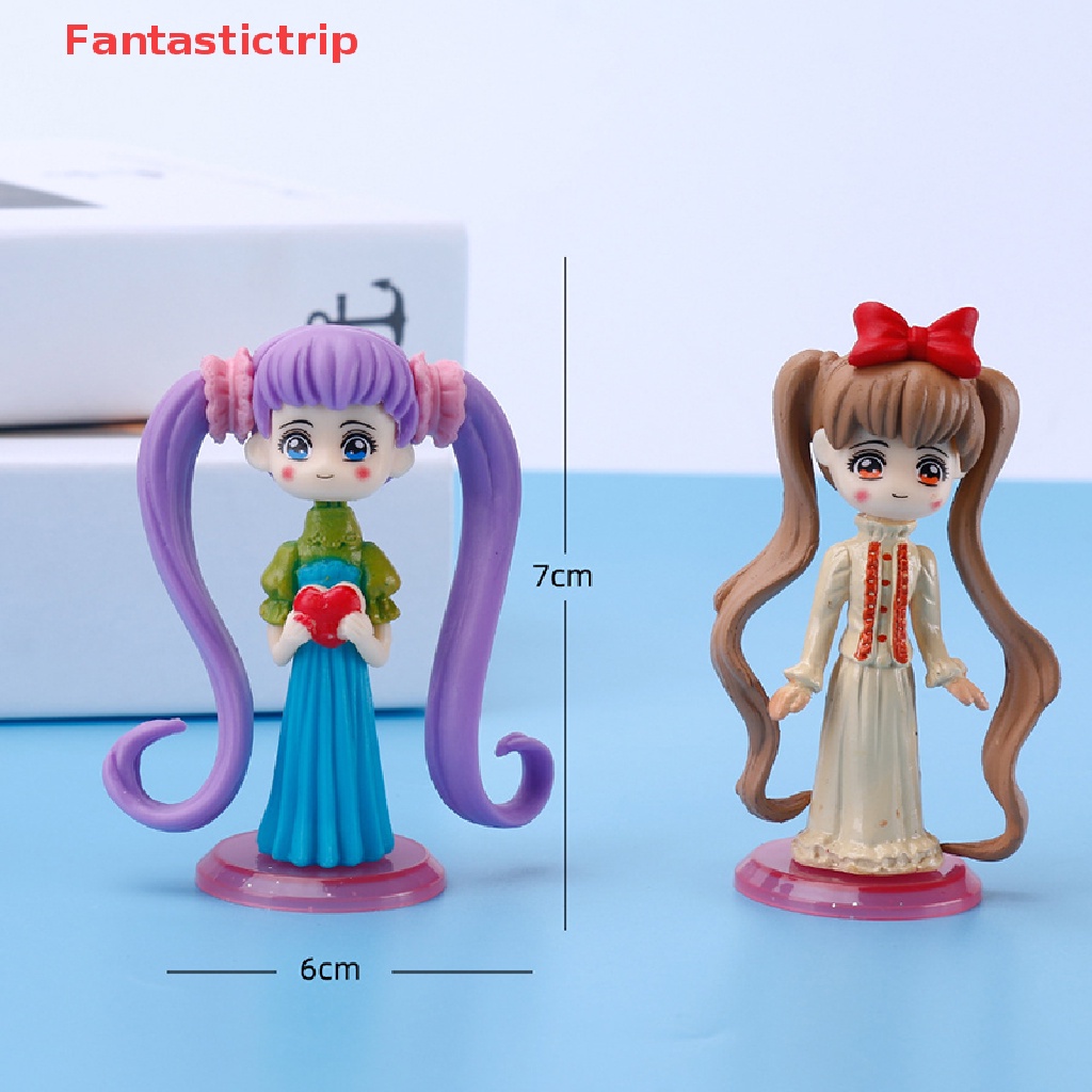 [Fantastictrip] Set 6 Mô Hình Thủy Thủ Mặt Trăng Mini Trang Trí Mới