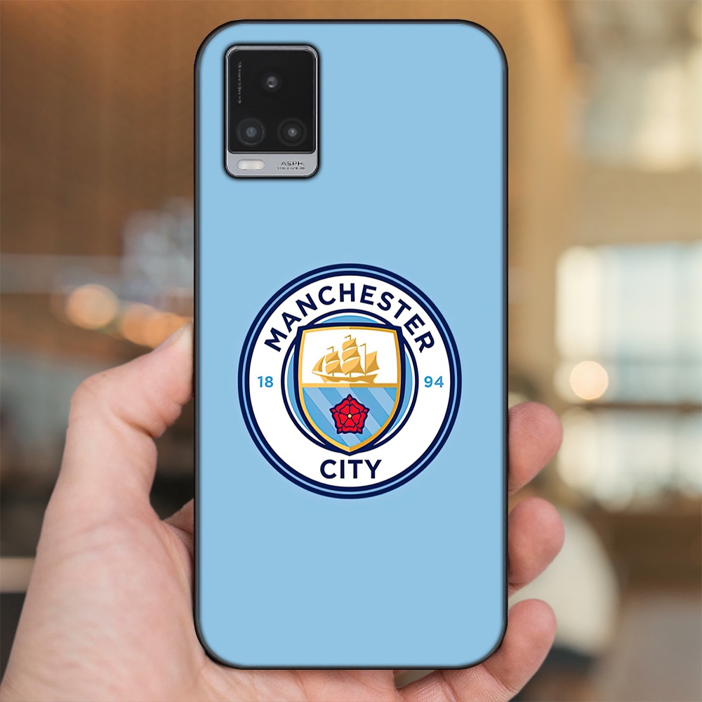 Ốp lưng Vivo V20 viền đen in hình Manchester City MC