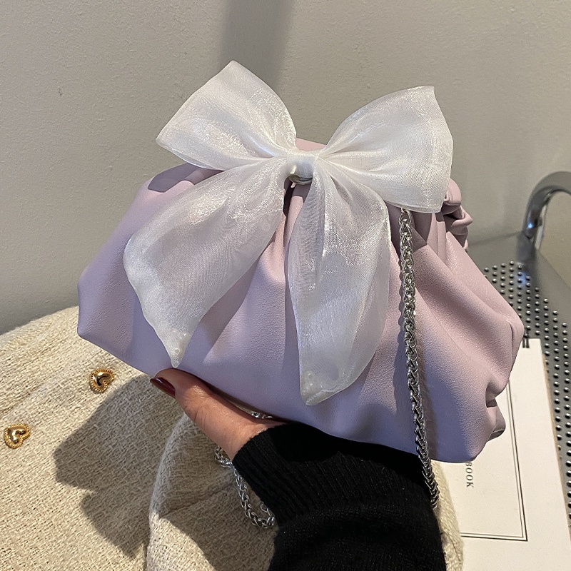 Túi IELGY đeo vai thắt nơ thời trang nữ