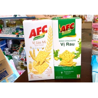 Bánh afc dinh dưỡng vị rau/lúa mì hộp 200g