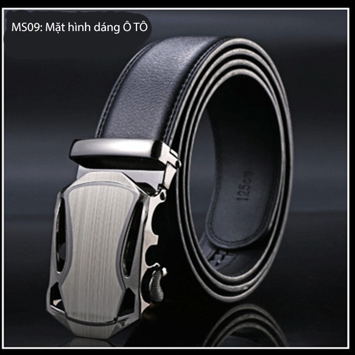 Thắt lưng nam khóa tự động chỉ may 2 bên chắc chắn