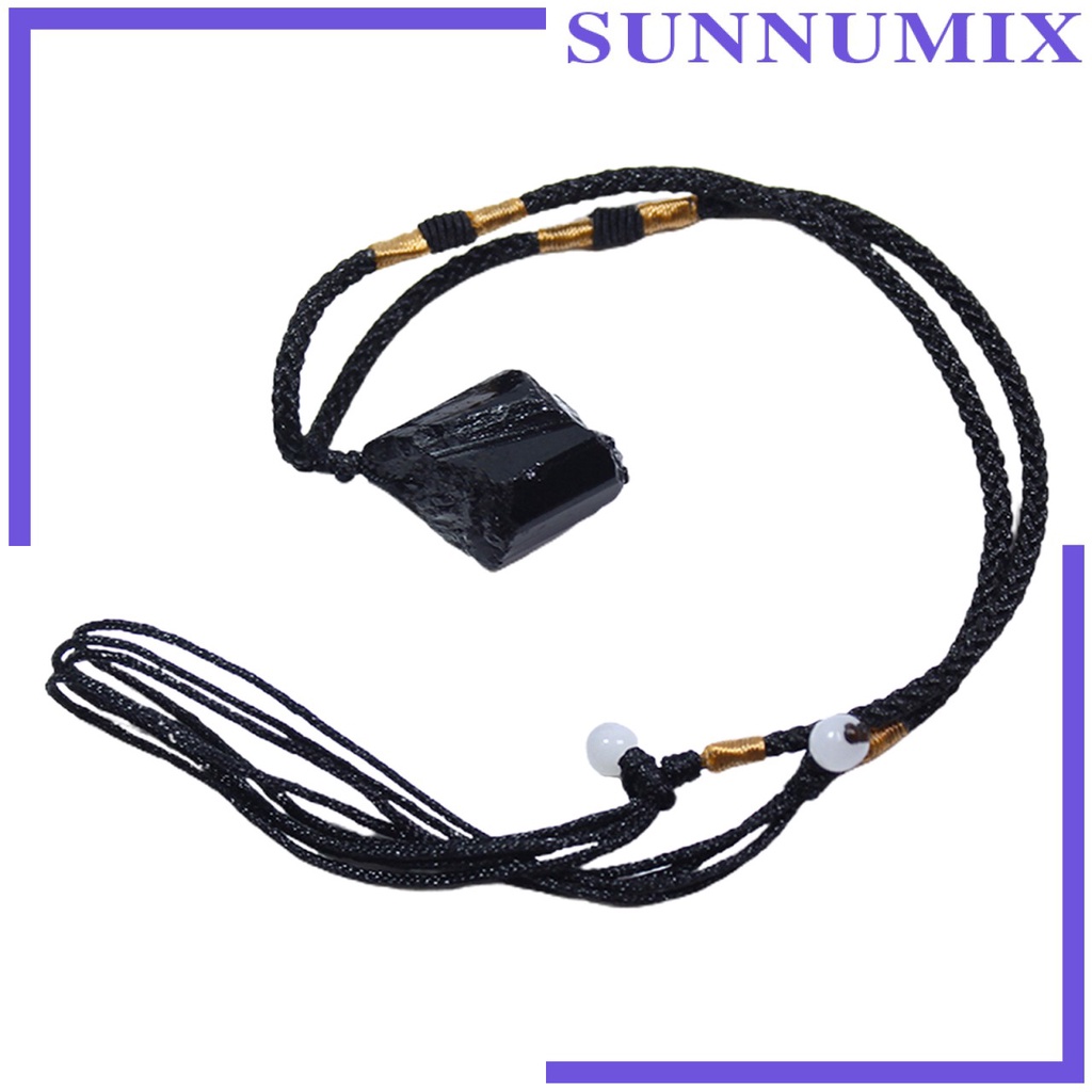 Đá Tourmaline đen làm mặt dây chuyền mang lại năng lượng tích cực
