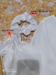 VÁY BABYDOLL KÈM CỘT TÓC