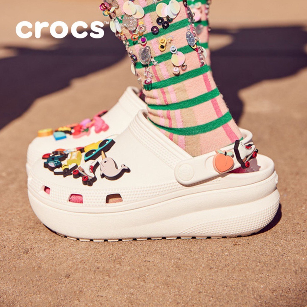 Dép Sục Cross Crush Đế Cao 7P Êm Nhẹ Thời Trang