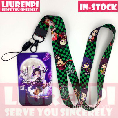 Kimetsu no yaiba Dây Đeo Thẻ Họa Tiết Anime Nezuko Zenitsu  Demon Slayer anime Card Holder With Lanyard Neck Strap Card  Holder nezuko Zenitsu Inosuke Shinobu Christmas present