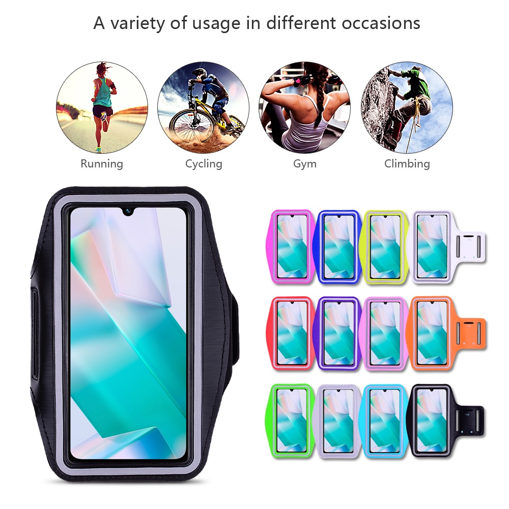 Ốp Điện Thoại Đeo Cánh Tay Khi Tập Thể Thao Cho Vivo T1 Pro T1x T2x