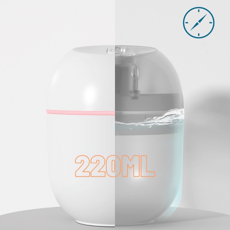 Máy Xông Tinh Dầu mini Khuếch Tán Phun Sương Dung Tích 250ml