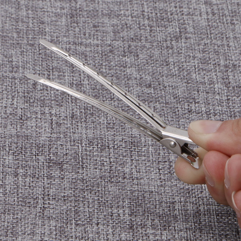 Set 10 Kẹp Tóc Mỏ Vịt Bằng Thép Không Gỉ