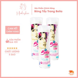 Bông tẩy trang cotton - BELLA PREMIUM (80 miếng) [CHÍNH HÃNG]