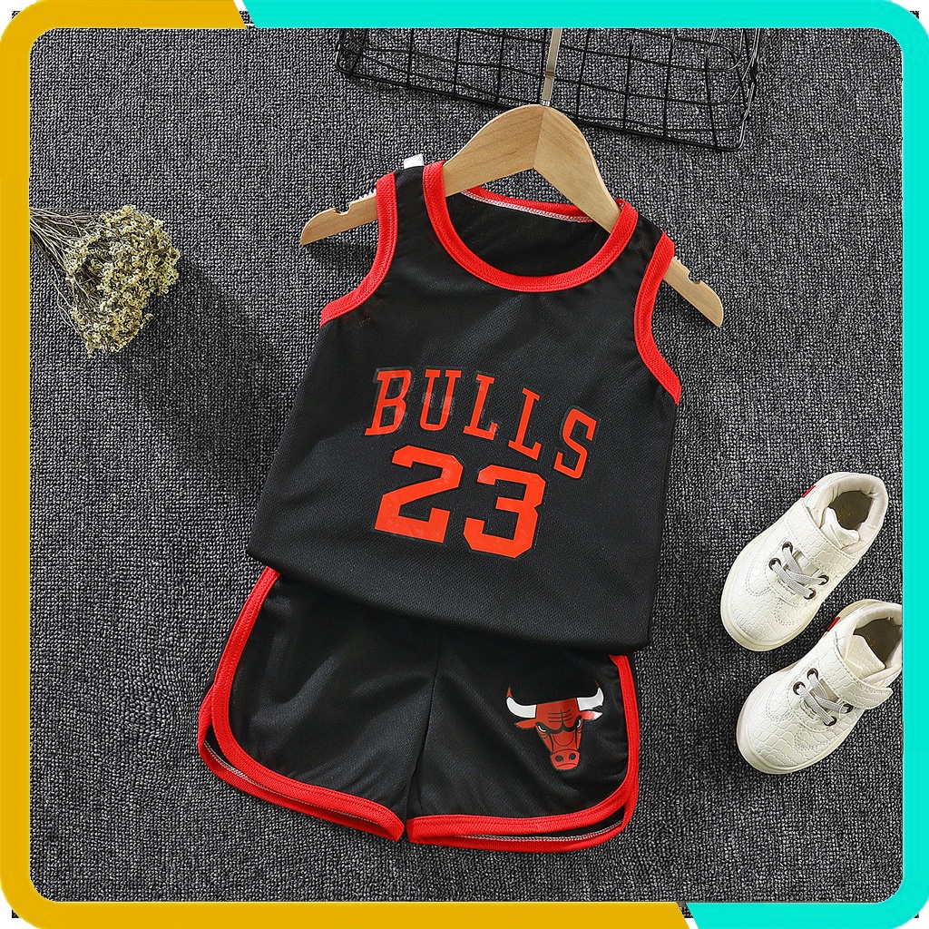Bộ đồ bóng rổ trẻ em cho bé các câu lạc bộ NBA, Đồ thể thao cho bé từ 1- 8 tuổi,Chất liệu vải cao cấp mới nhất