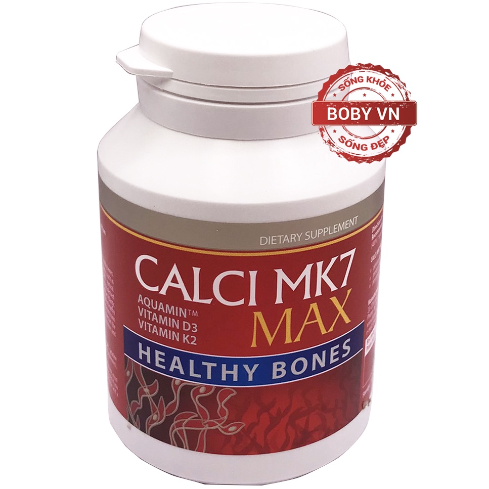Calci MK7 Max bổ sung Vitamin D3 và K2 (Aquamin) chắc răng, khỏe xương