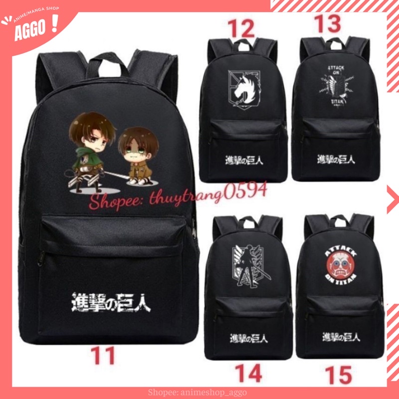 Balo Đi Học Anime Attack on Titan Cực HOT