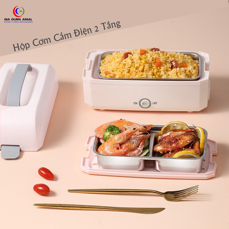 Hộp Cơm Cắm Điện Cao Cấp Lõi Inox 304 Chuẩn Đảm Bảo An Toàn Sức Khoẻ BH 6 Tháng Cực Xinh Xắn