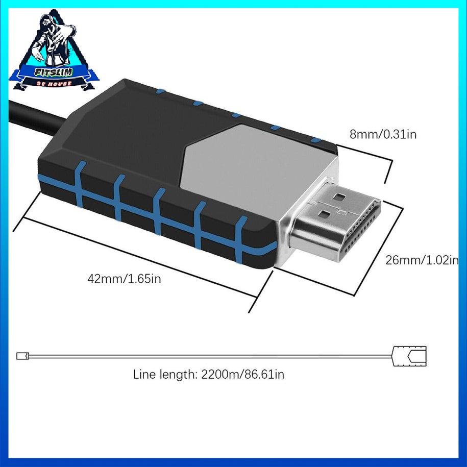 Cáp MHL USB Loại C sang HDMI tương thích với TV Ad Ter cho Bộ chuyển đổi bền cho Android [8/20]