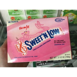 Đường ăn kiêng sweet n low - hộp 100 gói