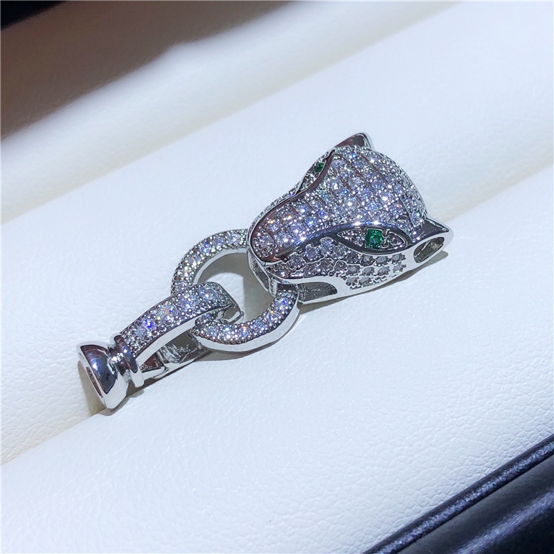 1 Vòng cổ Đồng Mạ Vàng 18K Họa Tiết Da Báo