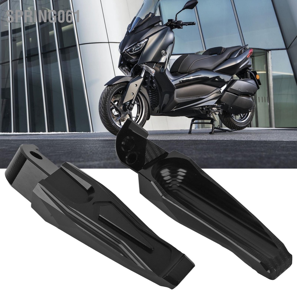 [Hàng Sẵn] Gác Chân Sau Bằng Hợp Kim Nhôm CNC Cao Cấp Cho Mô Tô XMAX 300 Aerox 155 NMAX 【Spring061】