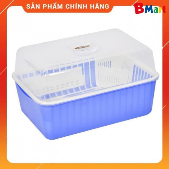 [FreeShip] [Grab hỏa tốc 1h] Rổ úp bát SONG LONG có nắp cao cấp (có ảnh thật)  - BM