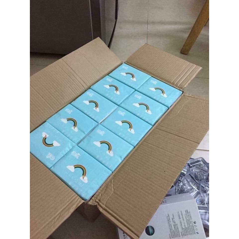 [mua tối đa 6 thùng/đơn] Thùng 30 GÓI GIẤY ĂN CẦU VỒNG XINMIER/ XIN MIER/ XIN MI ER SIÊU DAI