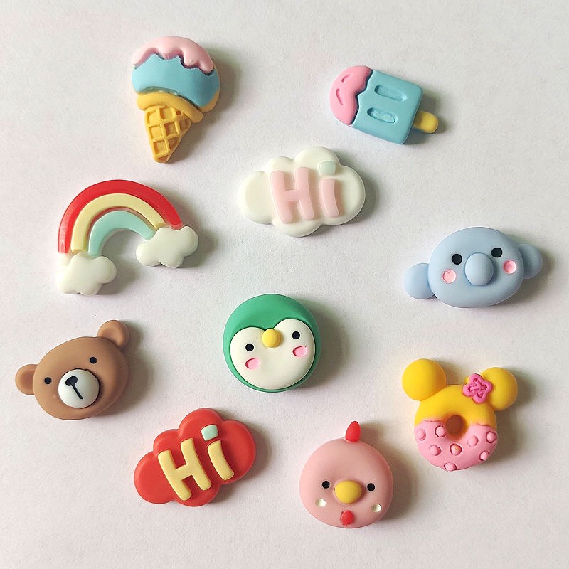 Sticker dán nhiều họa tiết dễ thương 25 tờ, sticker nổi 3D dán cốc,bình,đồ chơi,sách vở.