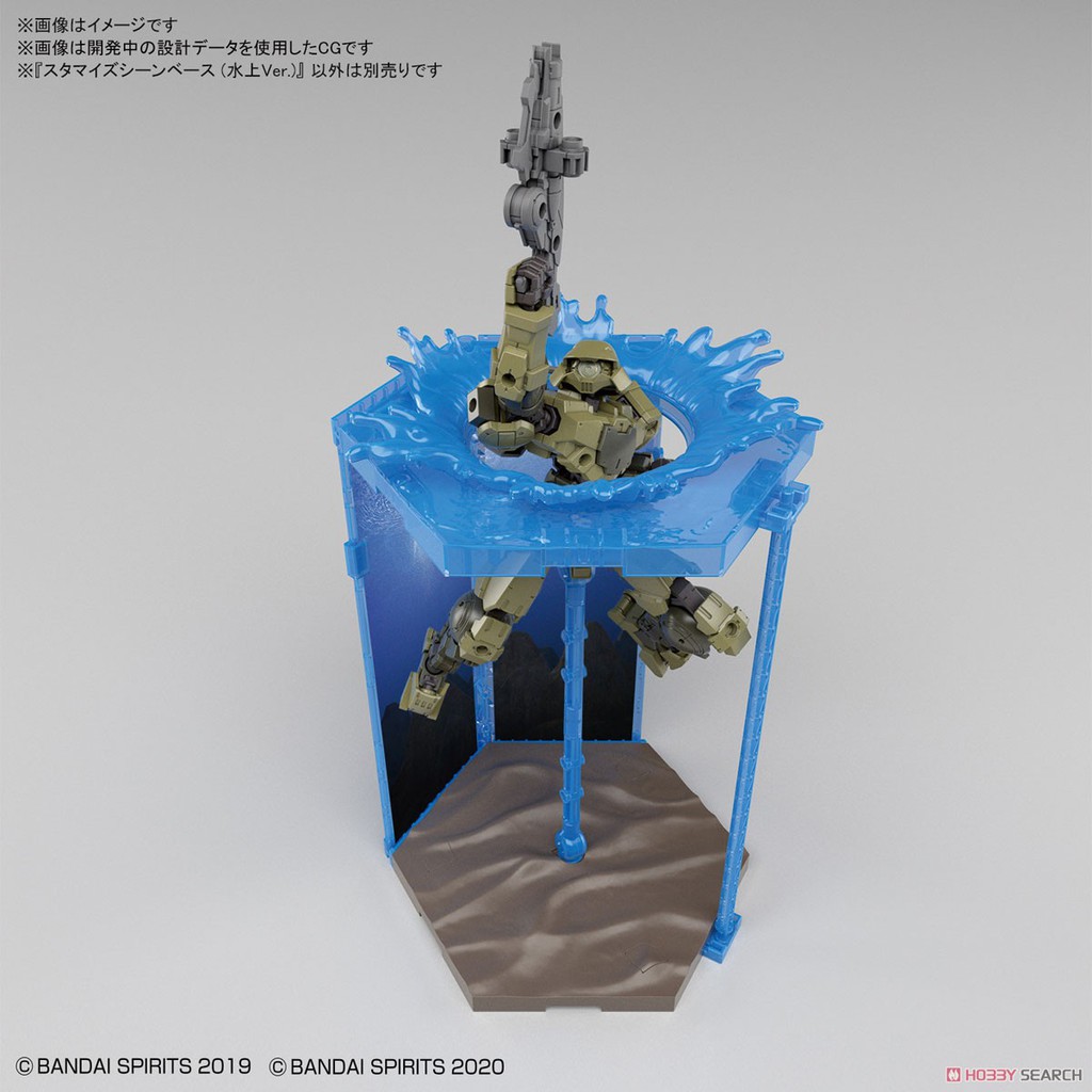 Đế trưng bày Customize Scene Base Above the water Ver Display 1/144 Bandai 05