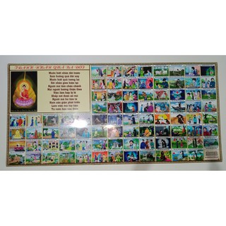 [ Xả kho gieo duyên ] Tranh Nhân Quả 60x125cm
