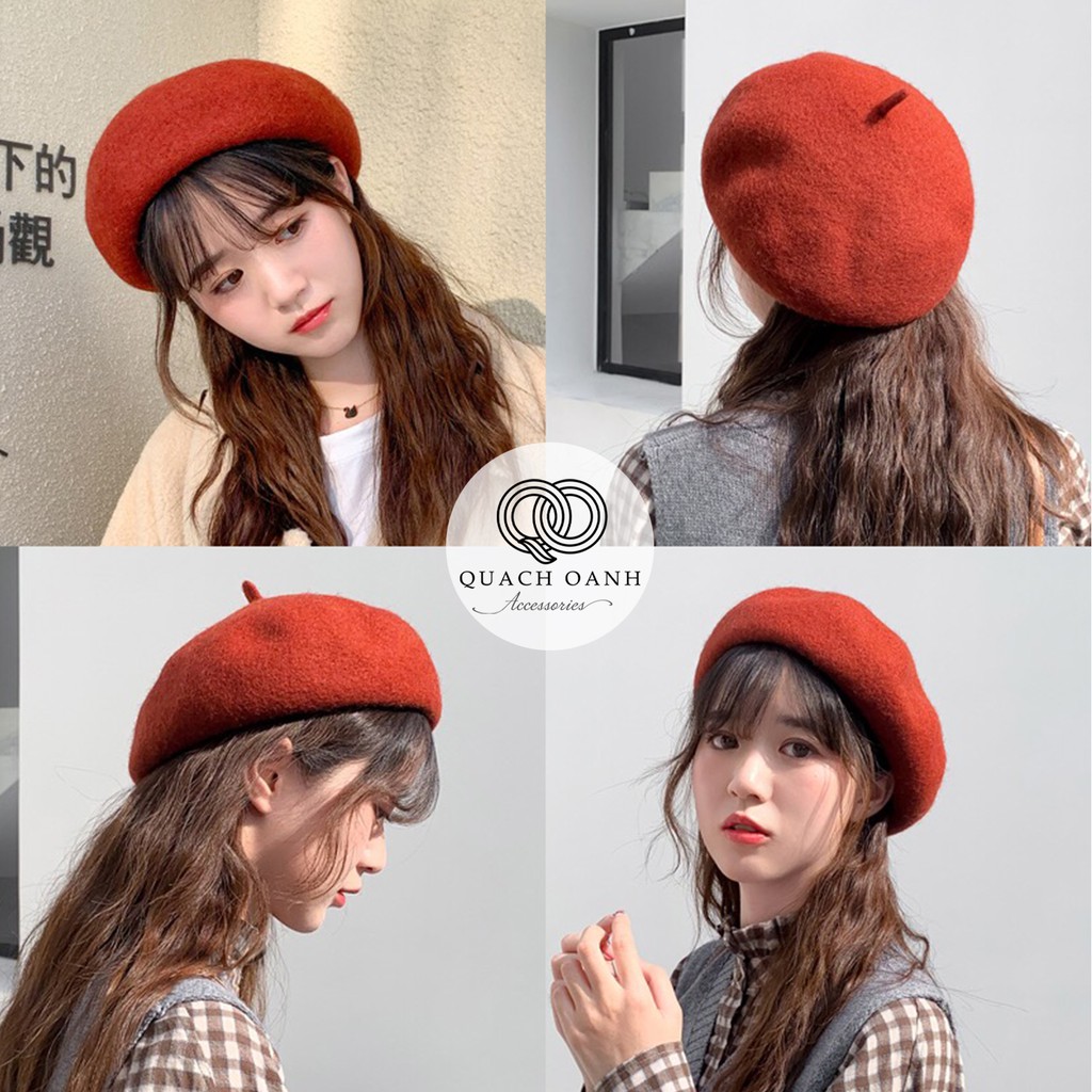 Mũ beret , Mũ nồi phong cách Hàn Quốc - MUL002