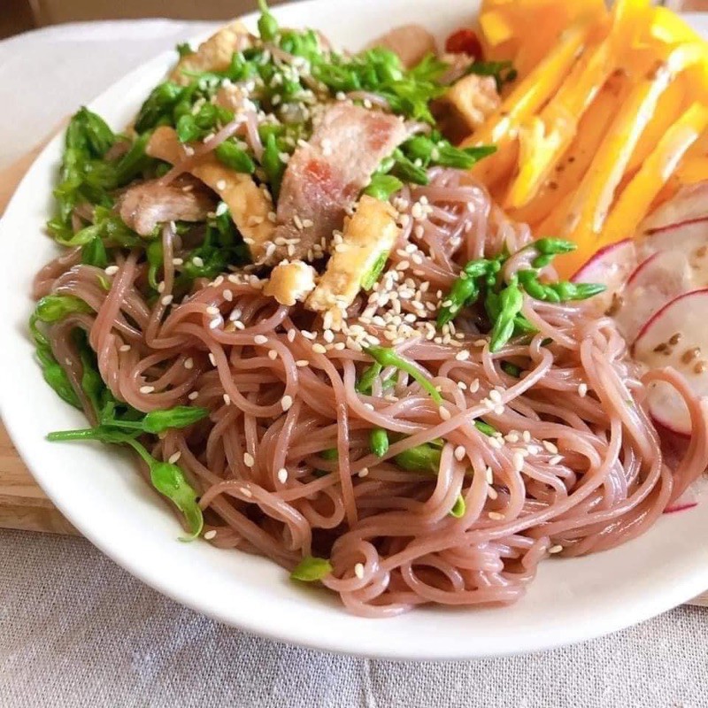 bún gạo lứt huyết rồng 500gr - THỰC PHẨM VÀNG TRONG LÀNG GIẢM CÂN (DTFoods-CHUYÊN SỈ)