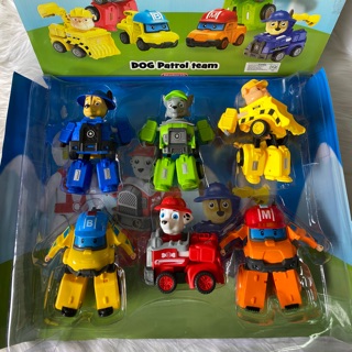 Đội chó cứu hộ lắp ráp - dog patrol team đồ chơi