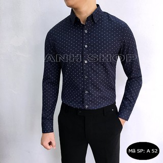 Áo sơ mi nam họa tiết chất lụa dày( Hoàn tiền gấp đôi nếu hàng không như ảnh)