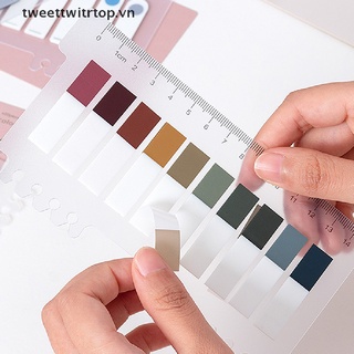Set 200 Giấy Ghi Chú Dính Có Thước Đo Tiện Dụng