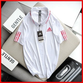 Áo thun thể thao nam có cổ 3 sọc tay ép Bonding cao cấp