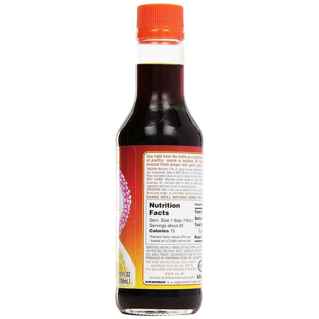 Combo 2 Sốt Tẩm Ướp Kikkoman Teriyaki Marinade &amp; Sauce 269ml