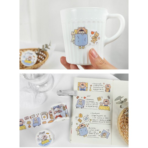Cuộn Washi Hình Dán Sticker DIY Trang Trí Cực Dễ Thương - Văn Phòng Phẩm Sáng Tạo