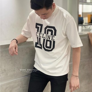 Áo Thun Nam, Áo Phông In Chữ Số 3D Phong Cách Thời Trang Chất Liệu Thun Cotton Thoáng Mát - AC101 - Shopmens
