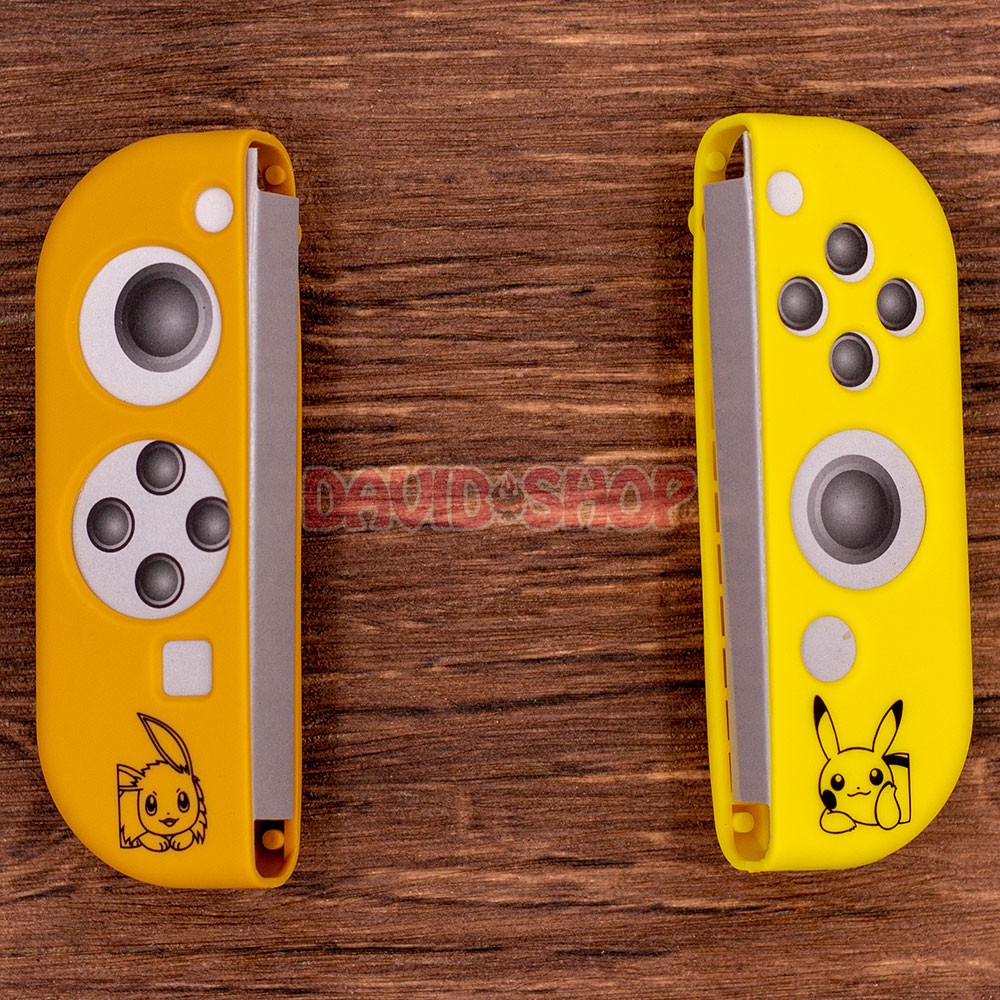 Case cao su dẻo cán lồi Pikachu Eevee cho Joy-Con – Nintendo Switch