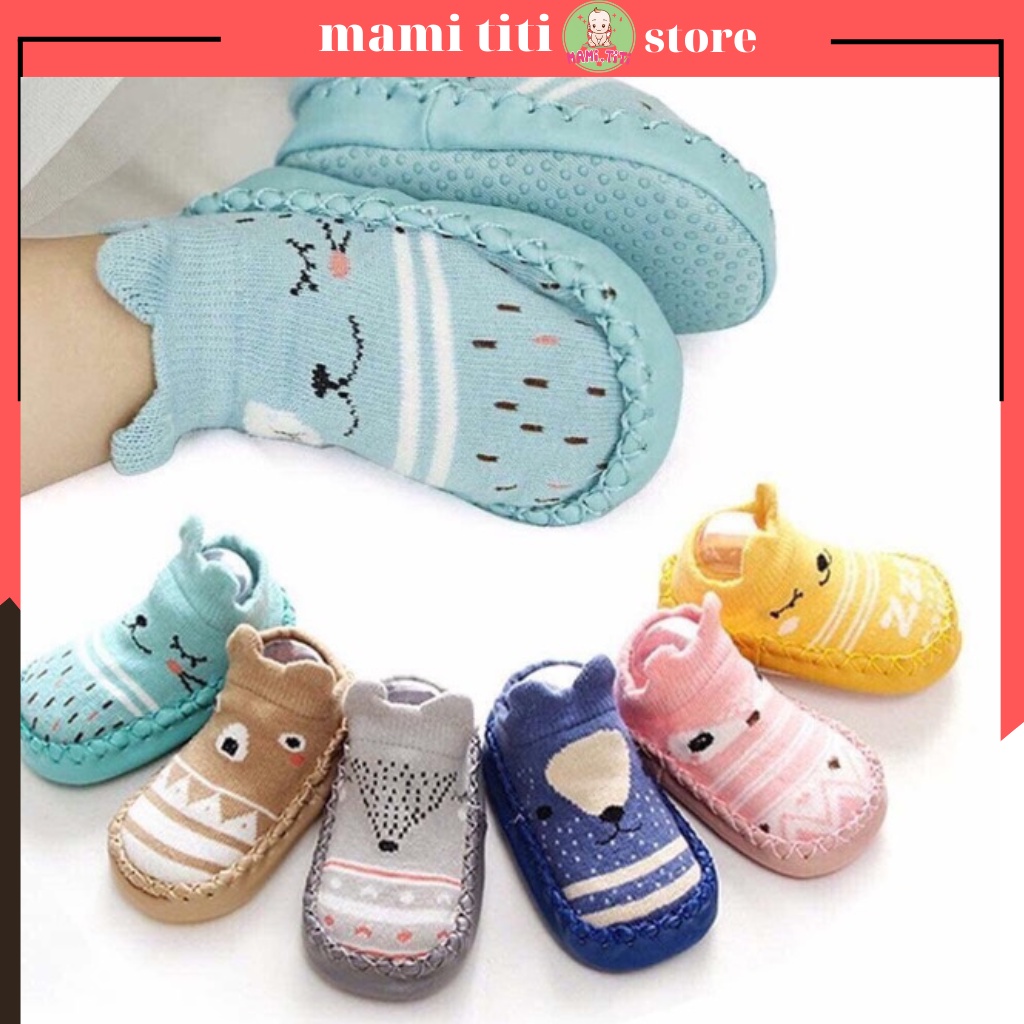 Giày tập đi, giày tập đi cho bé trống trơn trượt - MAMI.TITI