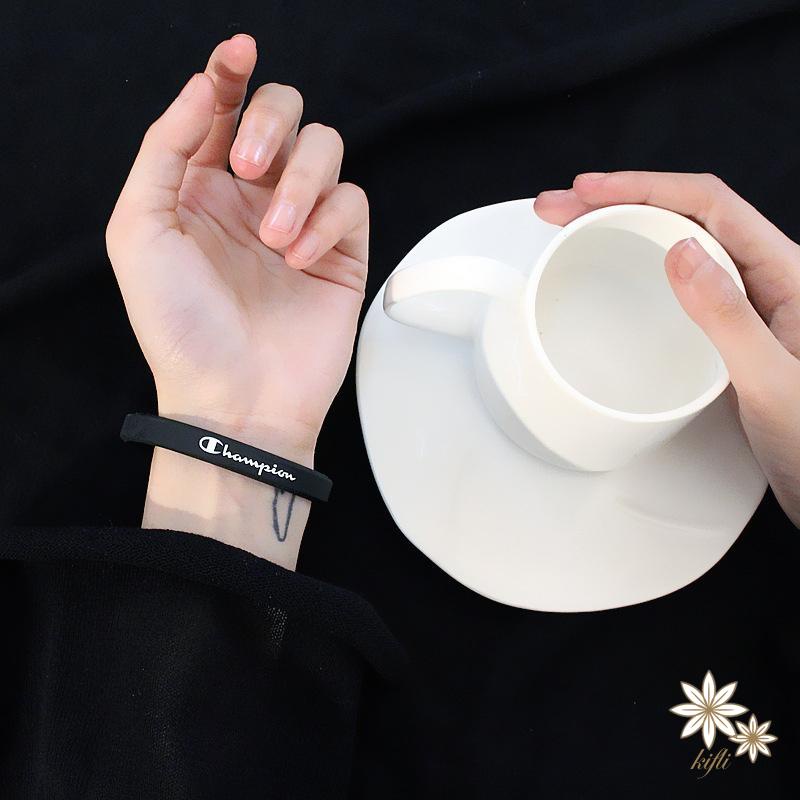 【kifli】Vòng Tay Silicon Champion, Vòng Tay Nam Nhà Vô Địch