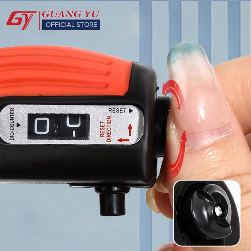 Kìm Bóp Tay Kìm Tập Cơ Tay GUANG YU Dụng Cụ Tập Gym Tại Nhà Có Bộ Đếm Số Điều Chỉnh Lực Từ 5 đến 60KG
