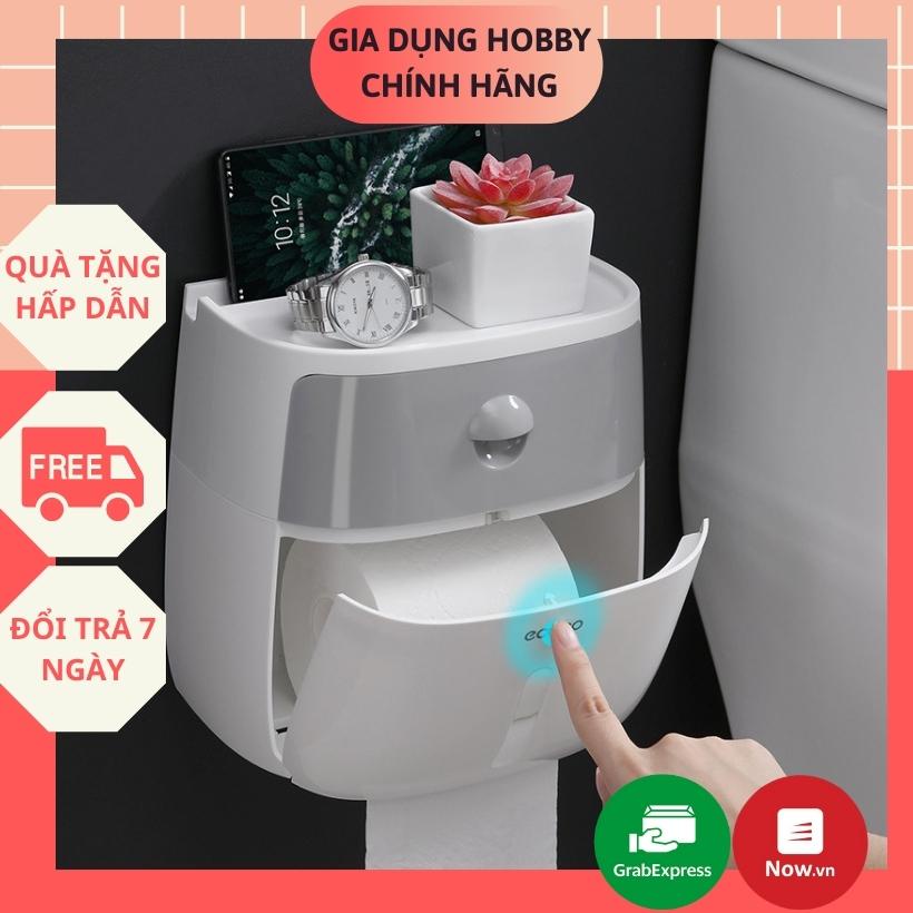 Hộp đựng giấy vệ sinh, Hộp Đựng Khăn Giấy Đa Năng 2in1