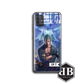 Ốp lưng kính cường lực SAMSUNG A31 / A51 / A71 nhân vật one piece