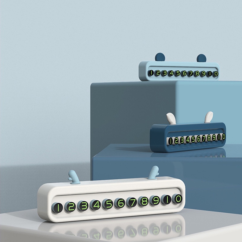 Bảng Số Điện Thoại Đỗ Xe Tạm Thời Thiết Kế Dễ Thương Tiện Dụng