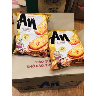 1 Thùng 10 gói bánh gạo An cá nhật Orion date mới siêu rẻ