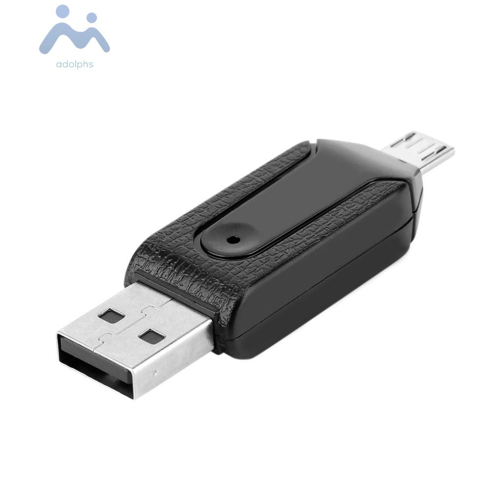 Đầu Đọc Thẻ Nhớ Micro Usb Otg Usb2.0 Cho Điện Thoại / Pc