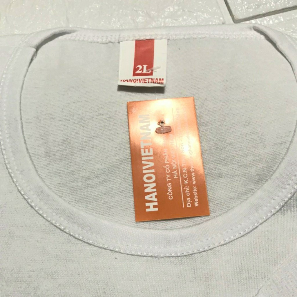 Aó thun lót nam HANOIVIETNAM trắng 3 lỗ cộc tay mềm mỏng thoáng mát nhẹ nhàng | BigBuy360 - bigbuy360.vn