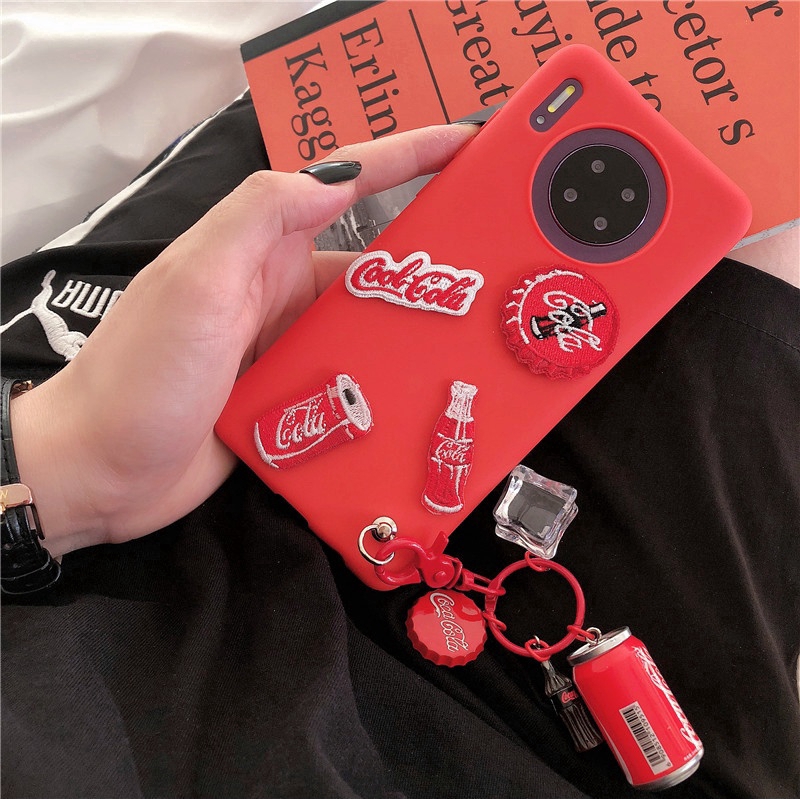 Coca Cola Case y6pro y7pro y9prime2019 y7prime case y7 2019 y9 2019 y9 2018 y7 2018 y7 2017 Y6 2017 Cover Silicone Fashion brand